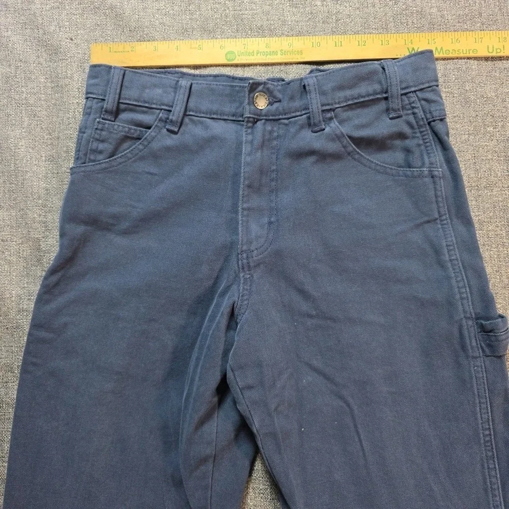 Dickies Jeans Mens 30x32 Black Carpenter Utility Workwear Denim Pants Straight